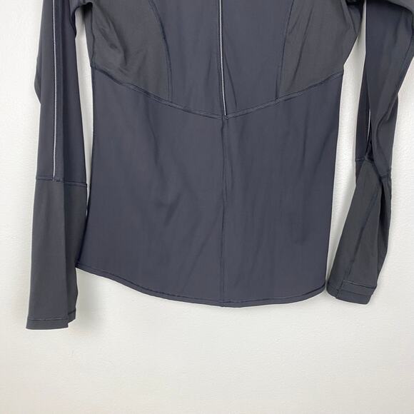 Athleta Eclipse Half Zip Pullover Reflective Running Top Long Sleeve Yoga Medium - Picture 9 of 12